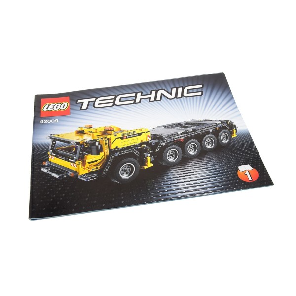 1x Lego Technic Bauanleitung Heft 1 Model Mobiler Kran Mk II 42009