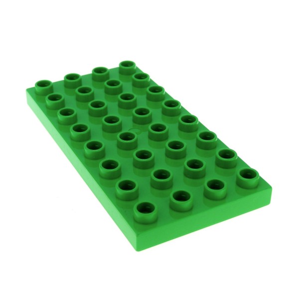 1x Lego Duplo Bau Platte 4x8 hell grün Farm Eisenbahn Grundplatte 10199 4672