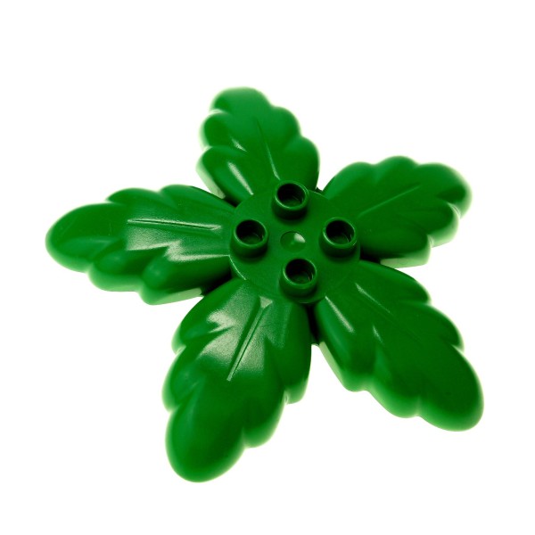 1x Lego Duplo Pflanze Palme grün Palmenblatt Krone Zoo Safari 4100842 31059