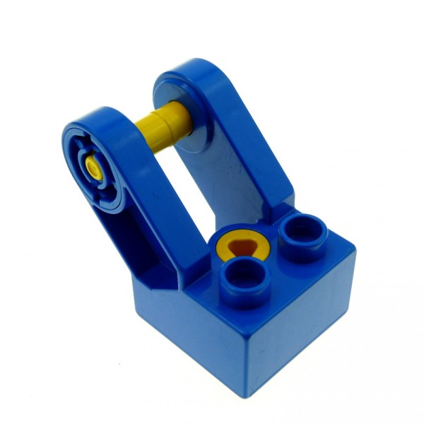 1 x Lego Duplo Toolo Stein B-Ware abgenutzt Arm Baustein Verbindung Verbinder blau 2 x 2 Winkelform 6284c01