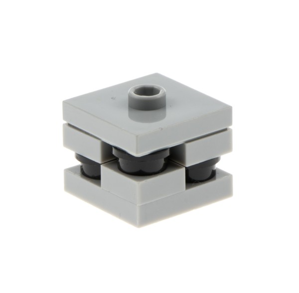 1x Lego Minecraft Zubehör Kohle Block 2x2 grau schwarz 3022 3024 4073 87580