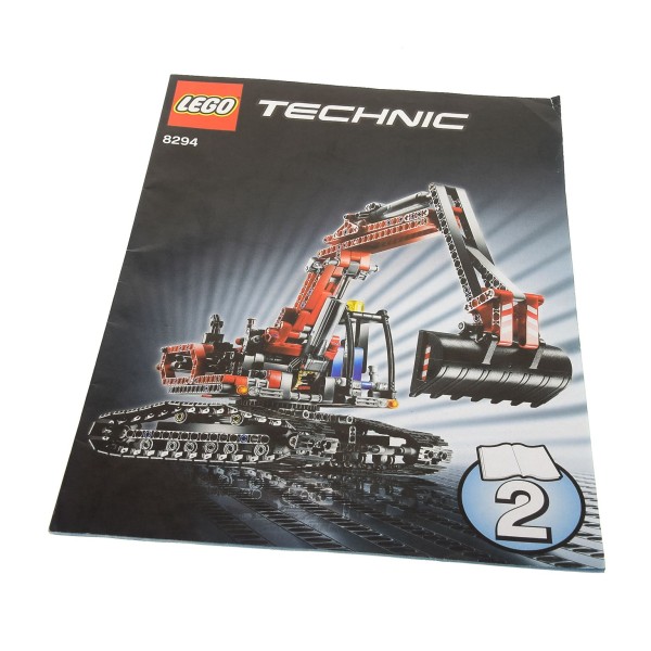 1x Lego Technic Bauanleitung Heft 2 Model Construction Excavator Bagger 8294
