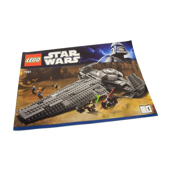 1 x Lego System Bauanleitung A4 Heft 1 Star Wars Darth Maul's Sith Infiltrator 7961