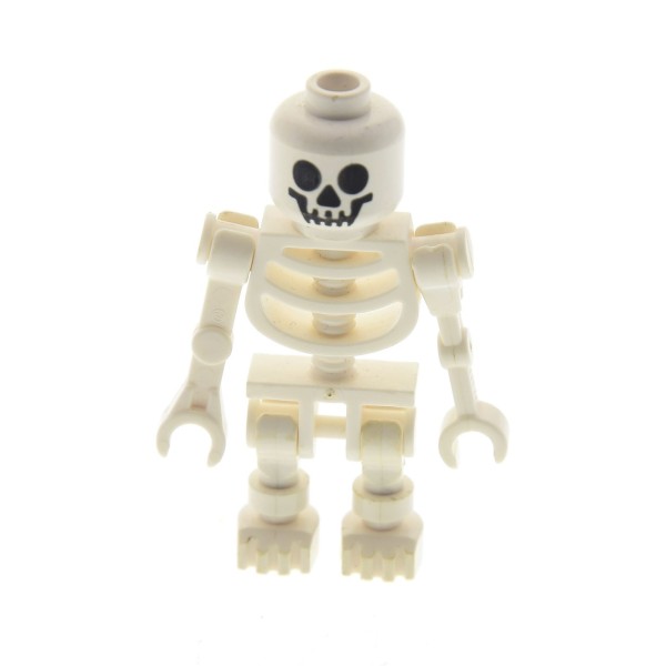 1 x Lego System Figur Skelett weiss Standard Kopf Augen rund Skeleton Fantasy Era Torso 60115 3626bpb0001 6266 59230 gen019