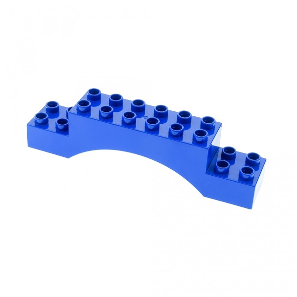1x Lego Duplo Bogenstein 2x10x2 blau Mauer Tor Bogen Brücke 10508 4516977 51704