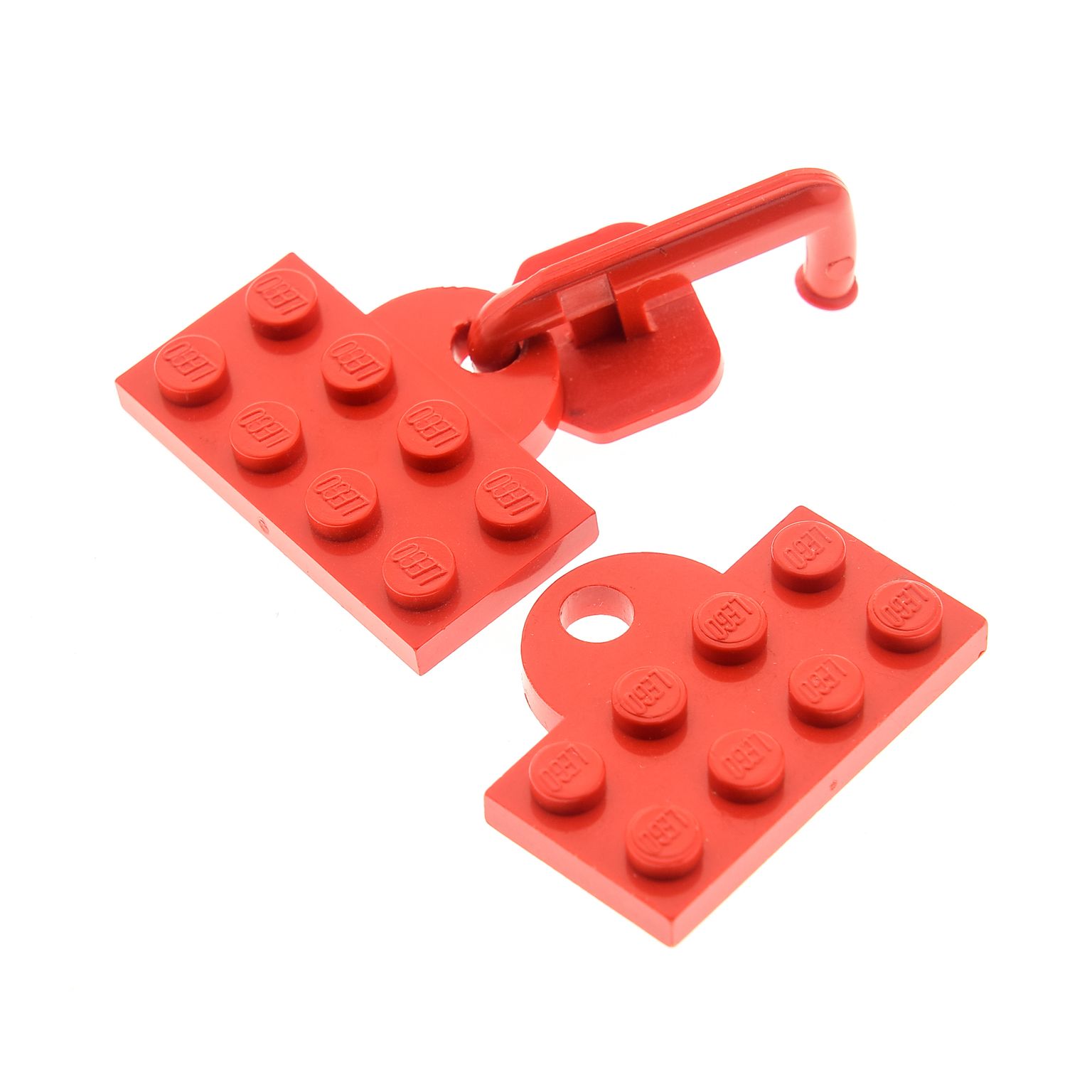 LEGO Anhänger 4 Haken Kupplungen komplett schwarz / 3176 88072 NEUWARE 