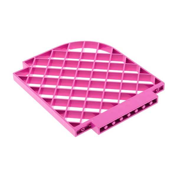 1x Lego Mauerteil Gitter 12x1x12 dunkel pink Panele Wand Element 5860 5890 6166