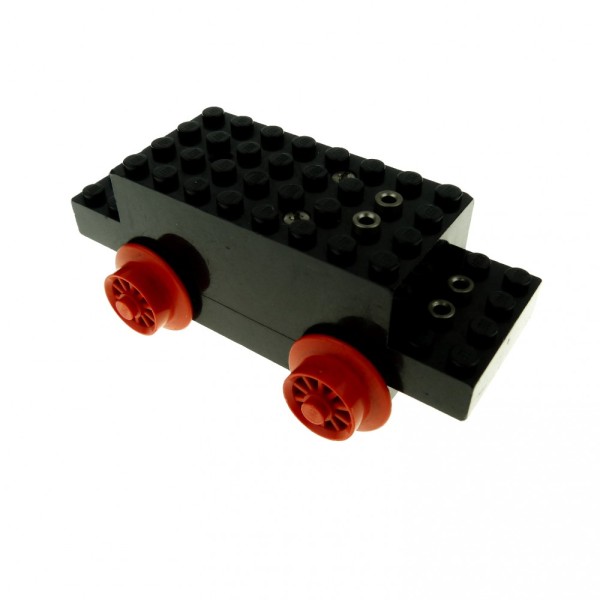 1 x Lego System Electric Motor 4.5V Type I schwarz 12 x 4 x 3 1/3 und Räder Eisenbahn Zug Lok Train Motor geprüft bb06