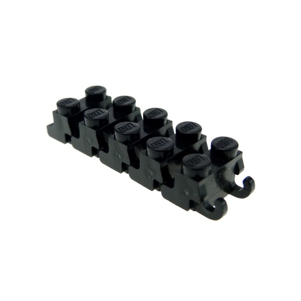 5x Lego Technic Basic Kettenglied schwarz groß Bagger Panzer bb0076