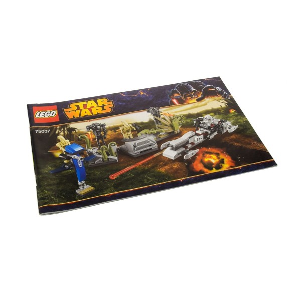 1 x Lego System Bauanleitung A5 für Star Wars Episode 3 Battle on Saleucami 75037