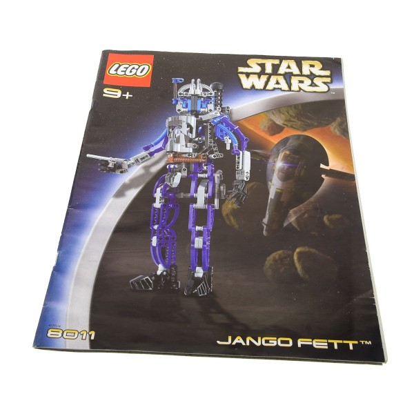 1 x Lego Technic Bauanleitung A4 Star Wars Episode 2 Jango Fett 8011