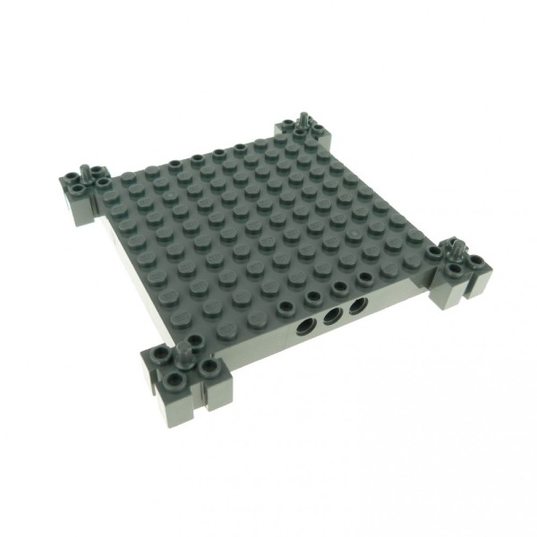 1x Lego Bau Platte neu-dunkel grau Turm mit Pin 12x12 Set 8780 4860 30645