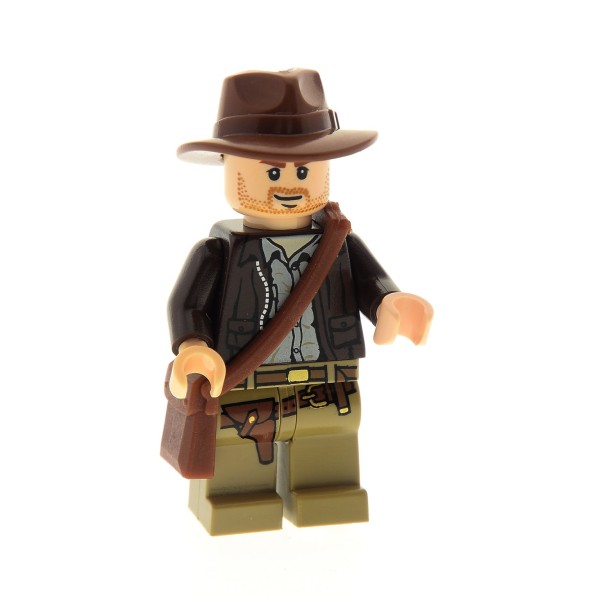 1 x Lego System Figur Indiana Jones Torso dunkel braun mit Hut Ferora Tasche 7627 7623 7625 7622 7628 7624 7626 7683 7198 7621 7620 61976 61506 973pb0131c01 iaj001