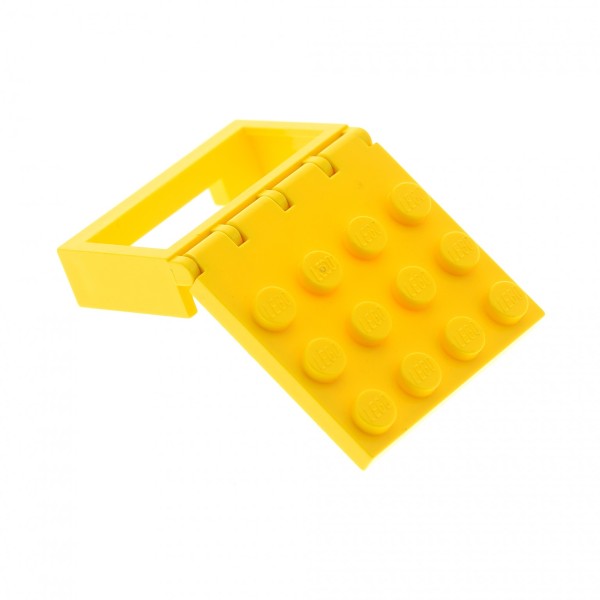 1x Lego Fahrzeug Scharnier Dach 4x4 gelb Platte Auto 421424 4214 4240388 4213