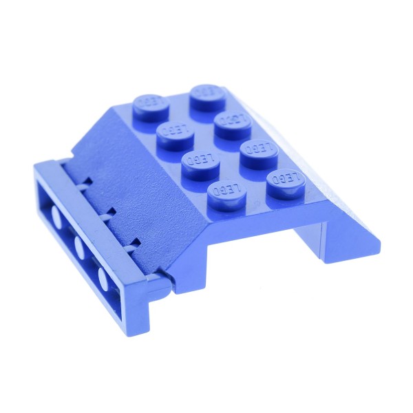 1 x Lego System Tür Klappe Panel blau 45° 4 x 4 mit Scharnier abgewinkelt Platte 1x4 5541 6986 6955 6781 6895 4625 4857