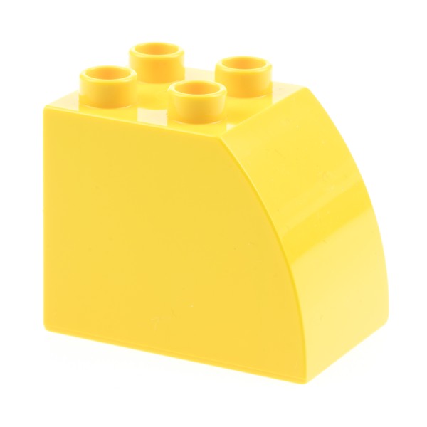 1x Lego Duplo Bau Stein 2x3x2 gelb gewölbt Dachstein Set 10887 6020954 11344