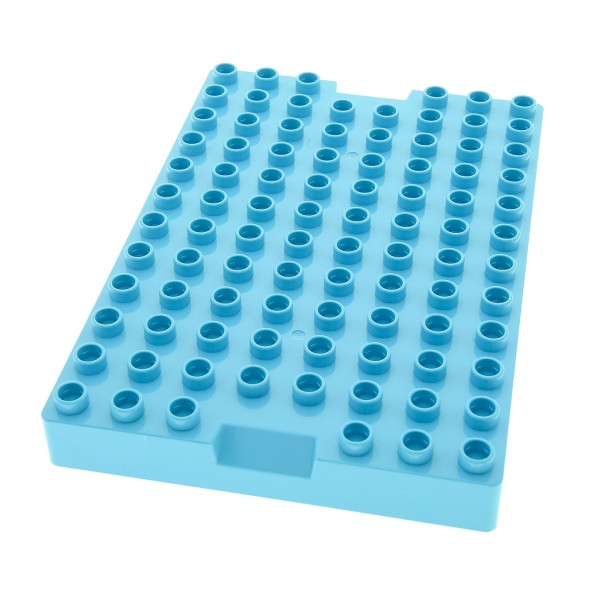 1x Lego Duplo Bau Platte 8x12 azur hell blau Deckel Set 10561 6029595 93607