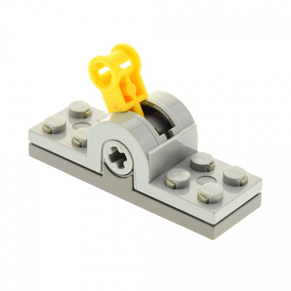 1x Lego Technic Umschalter grau Polaritätsumschalter mit Hebel gelb 6551