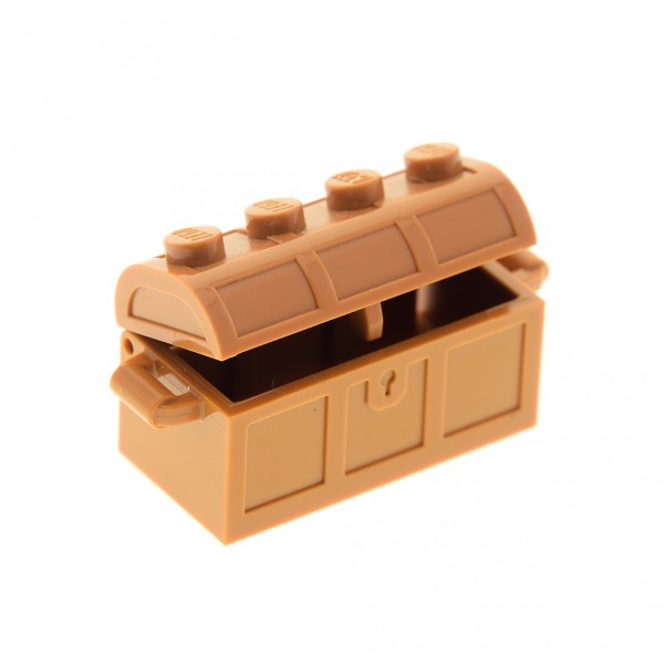 1x Lego Schatz Truhe 2x4 hell braun Container Schlitz Kiste Deckel 4739 4738ac01