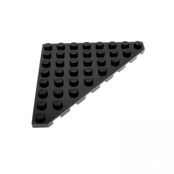 1x Lego Flügel Bau Platte 8x8 schwarz Ecke Star Wars Harry Potter 4205347 30504