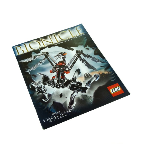 1 x Lego Bionicle Bauanleitung A4 für Set Titans Turaga Dume & Nivawk 8621