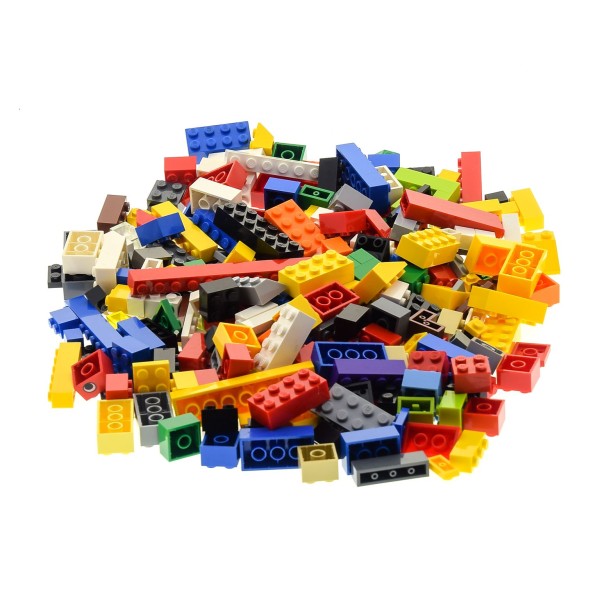 200 Lego Classic Basic Steine Kiloware bunt gemischt z.B. gelb rot blau schwarz 