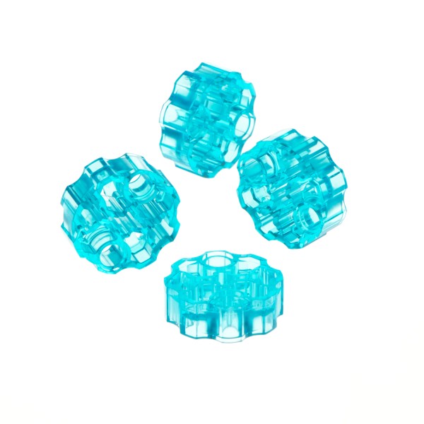 4x Lego Technic Waffen Trommel transparent hell blau 6248915 31511 31520 98585