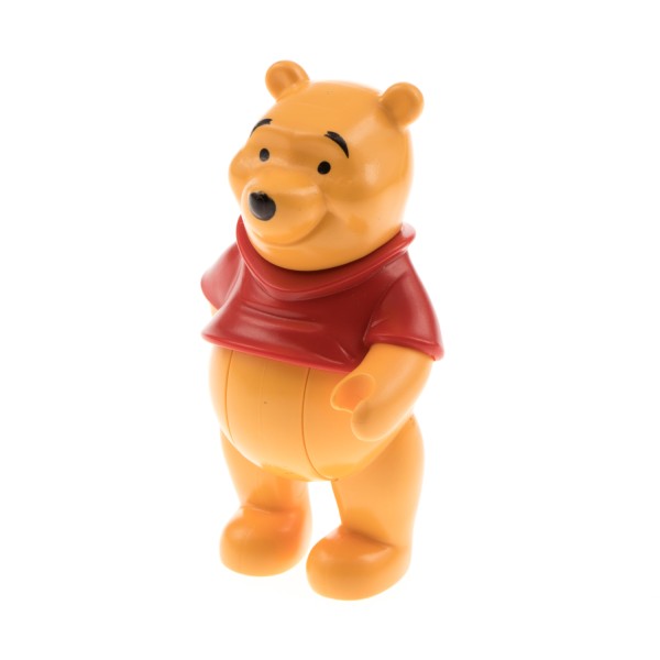 1x Lego Duplo Disney Figur Winnie the Pooh hell orange Pullover rot Puh Bär pooh