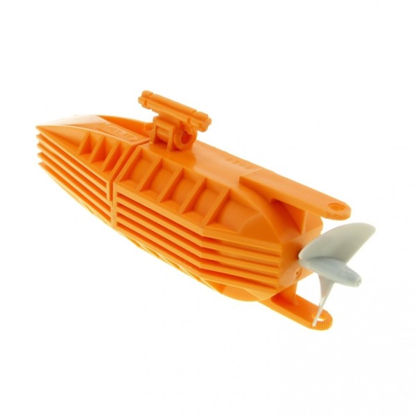1x Lego Elektrik Boot Motor DEFEKT 14x4x4 orange ohne Schraube 48083 48064