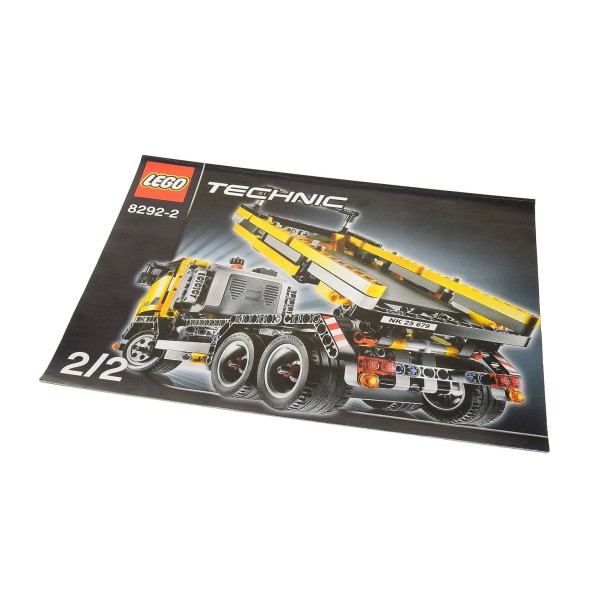 1x Lego Technic Bauanleitung 2/2 Construction Cherry Truck 8292-2 8292