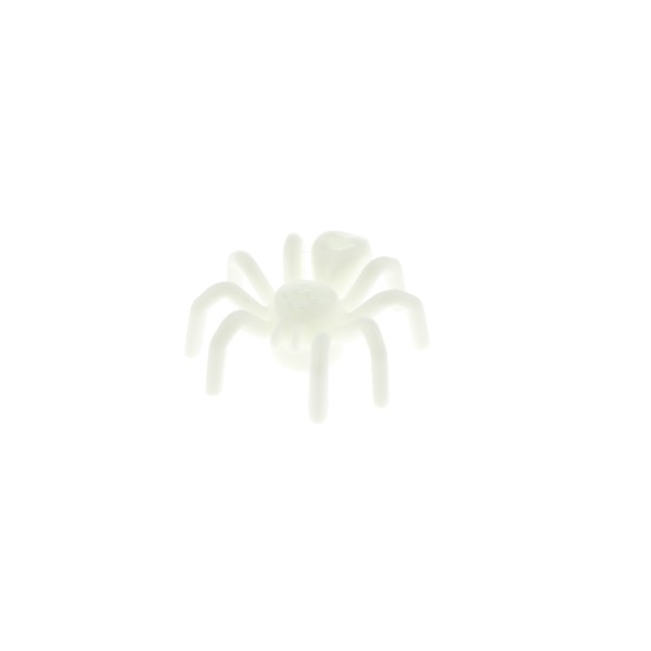 1x Lego Tier Spinne weiß leuchtet im Dunkeln Hinterleib verlängert 6218845 29111