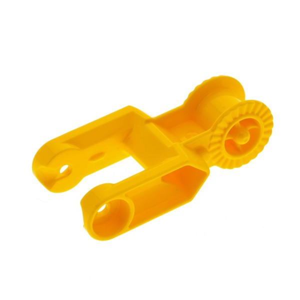 1x Lego Duplo Bagger Schaufel Arm hell orange mit Verriegelungsring 21996