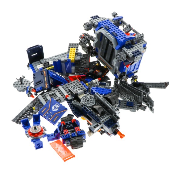 1x Lego Teile Set Nexo Knights Rollende Festung 70317 blau grau unvollständig