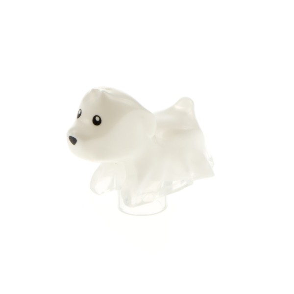 1x Lego Tier Geister Hund transparent weiß marmoriert Spencer 70420 52672pb01