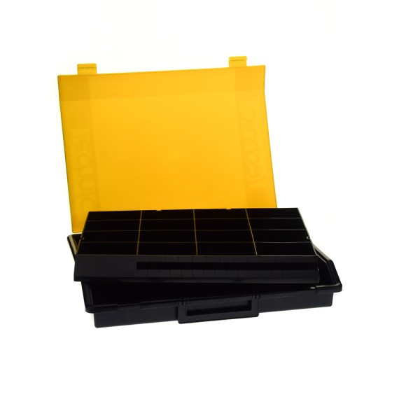 1x Lego Technic Koffer Sortierkasten 36x38 schwarz gelb 5292 6714c01
