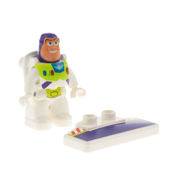 1x Lego Duplo Figur Mann Buzz Lightyear Toy Story Gleiter 47394pb128 89398pb01