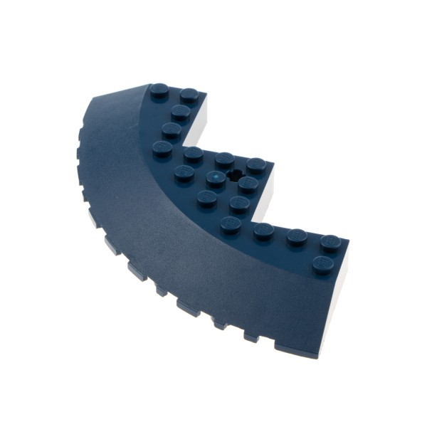 1x Lego Stein rund Tragfläche 33° 10x10 dunkel blau Ecke 4540510 4560003 58846