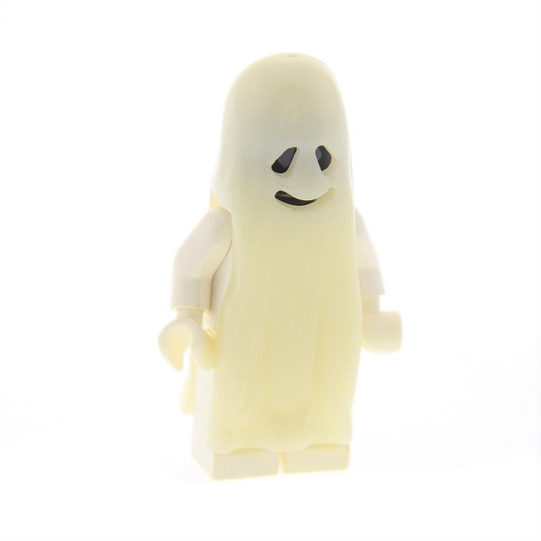 1x Lego Figur Minifiguren Geist Gespenst Beine weiß leuchtet 2888 gen012