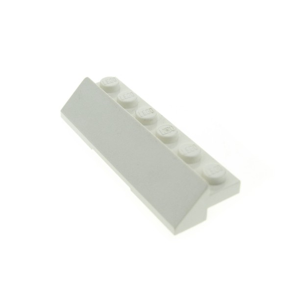 1x Lego Dachstein weiß 45° 2x6 für Zug Dach Set 4560 4561 2875