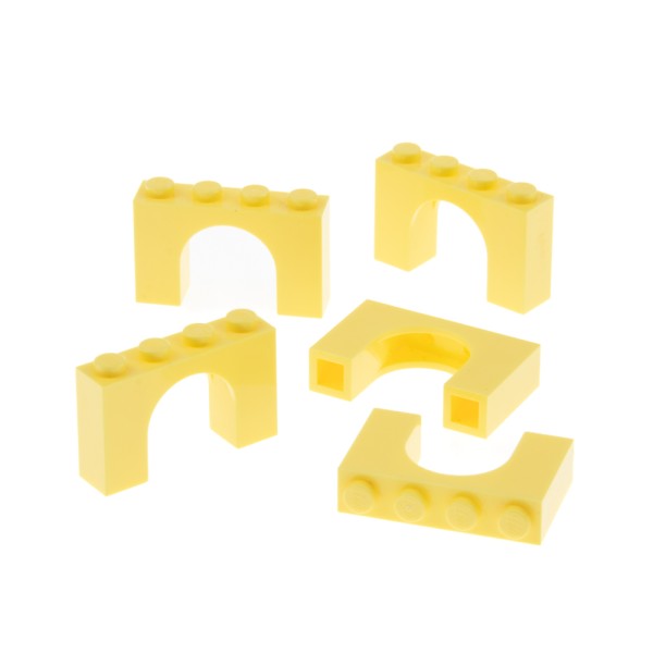 5x Lego Bogenstein 1x4x2 bright hell gelb Tor Bogen Friends 10312 6102580 6182