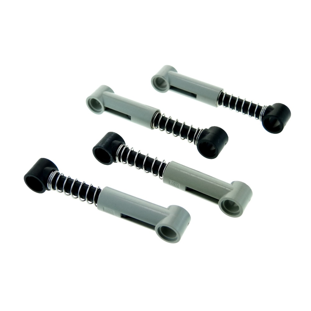 LEGO 731c05 Technic Shock Absorber 6.5L Normal Spring Old Gray