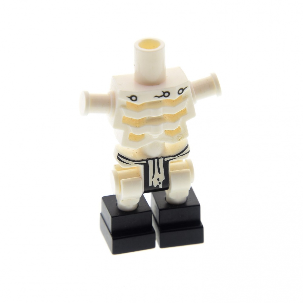 Lego squelette tête x 1 blanc pour figurine