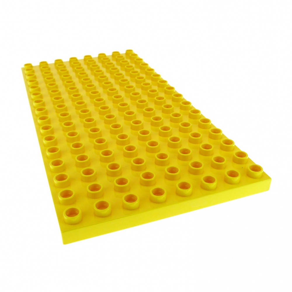 1x Lego Duplo Plaque de Construction 8x16 Jaune Ferme 4112067 6490 61310