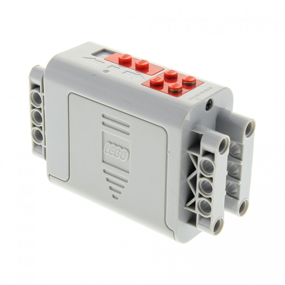 Lego 2x 9V Batteriebox 2847 grau Technic gestestet gebraucht 11/04-11 